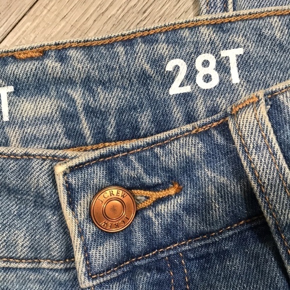 J.Crew Light Wash Curvy Straight High Rise Reimagined NWT Ankle Jeans #BA674 - Picture 8 of 13